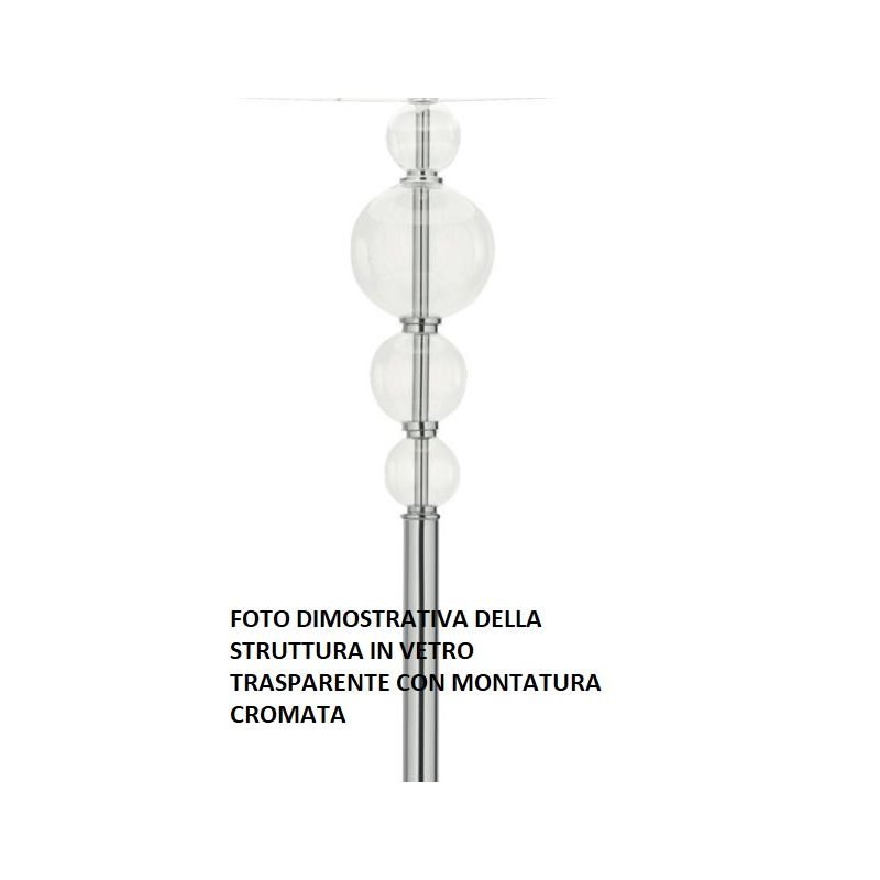 TEBE LAMPADA A PARETE CLASSICA CON 2 LUCI IN VETRO E CRISTALLO 6 COLORI DI ONDALUCE ONDALUCE CICIRIELLO - Cristalensi Shop Onlin