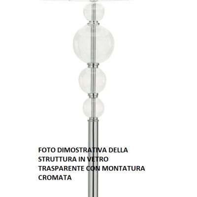 TEBE LAMPADA A PARETE CLASSICA CON 2 LUCI IN VETRO E CRISTALLO 6 COLORI DI ONDALUCE ONDALUCE CICIRIELLO - Cristalensi Shop Onlin