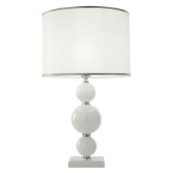 TEBE LAMPADA DA TAVOLO GRANDE IN VETRO LAVORATO A MANO 6 COLORI DIAMETRO CM 35 ONDALUCE ONDALUCE CICIRIELLO - Cristalensi Shop O 2