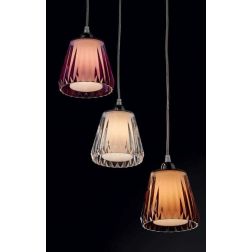 GAIA SP1 SOSPENSIONE SINGOLA IN 3 COLORI CON DIFFUSORE IN ACRILICO MODERNA Illuminando - Cristalensi Shop Online