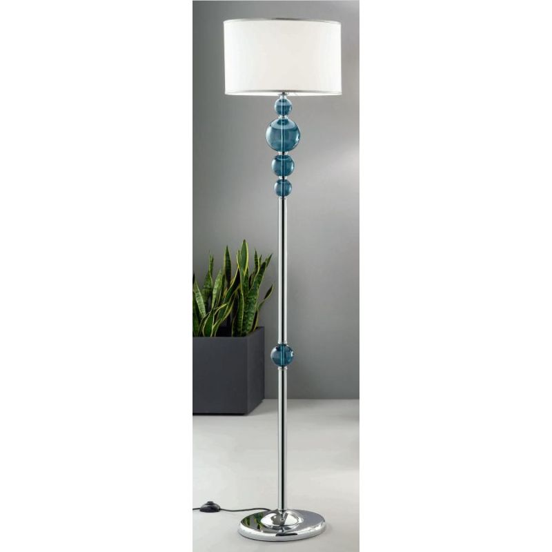 TEBE PIANTANA CLASSICA IN VETRO LAVORATO A MANO 6 COLORI DIAMETRO CM36 ONDALUCE CICIRIELLO - Cristalensi Shop Online