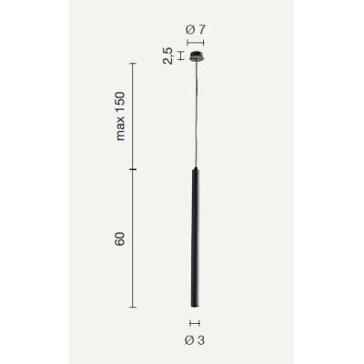 TUBE LED 5W 3000K ALIMENTAZIONE 230V BIANCO TORTORA NERO MODERNO ONDALUCE ONDALUCE CICIRIELLO - Cristalensi Shop Online