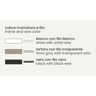 TUBE LED 5W 3000K ALIMENTAZIONE 230V BIANCO TORTORA NERO MODERNO ONDALUCE ONDALUCE CICIRIELLO - Cristalensi Shop Online