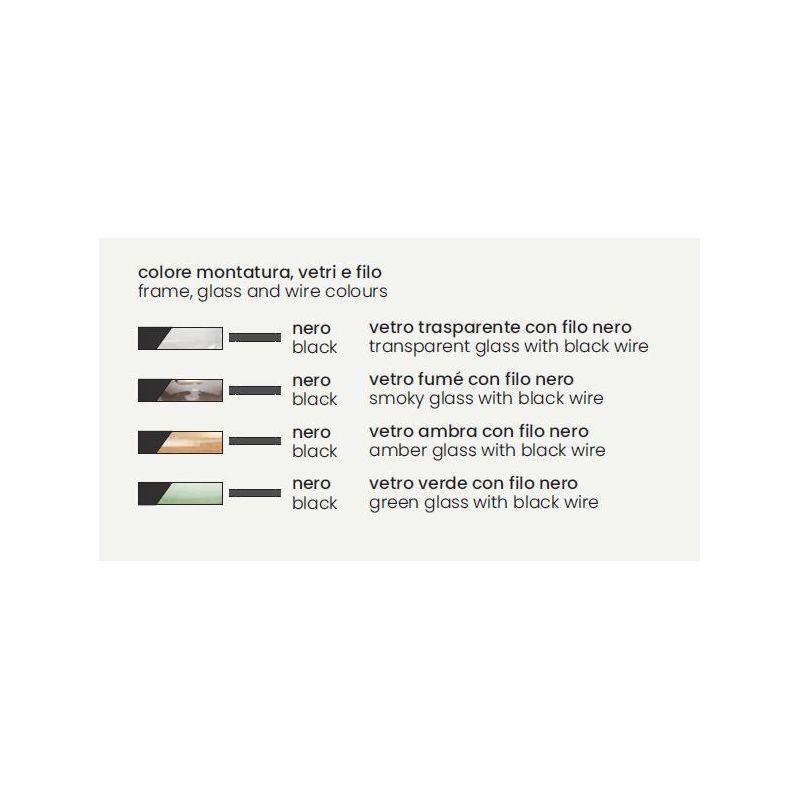 VERVE SOSPENSIONE SINGOLA IN VETRO SOFFIATO TRASPARENTE, FUME, AMBRA O VERDE D16 CM ATTACCO E14 MODERNA ONDALUCE CICIRIELLO - Cr