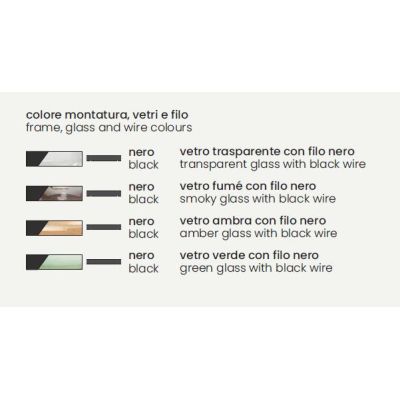 VERVE SOSPENSIONE SINGOLA IN VETRO SOFFIATO TRASPARENTE, FUME, AMBRA O VERDE D20 CM ATTACCO E14 MODERNA ONDALUCE CICIRIELLO - Cr
