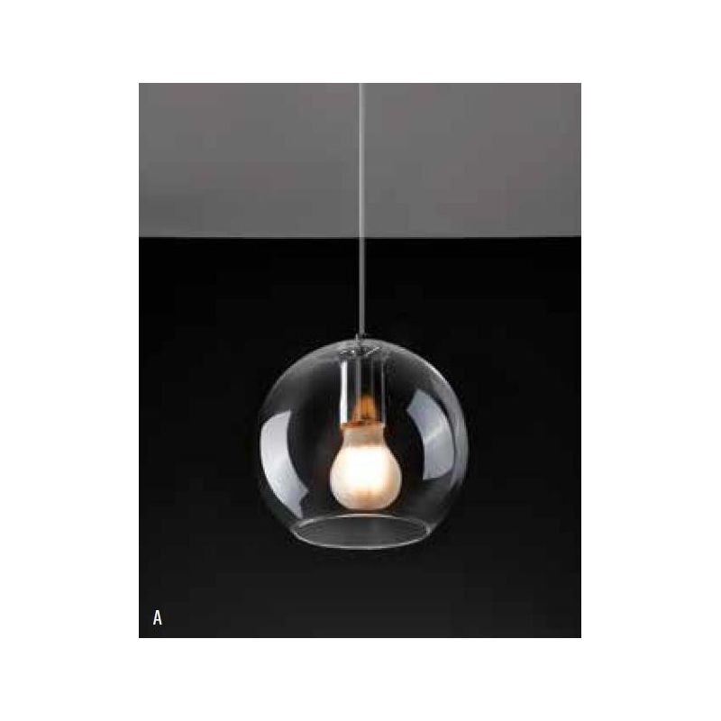 PAGODA 3 LAMPADARIO SOSPENSIONE 3 VETRI MISTI TRASPARENTI MONTATURA CROMO O RUGGINE Illuminando - Cristalensi Shop Online