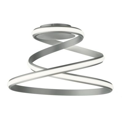 VUELTA PLAFONIERA MODERNA A LED INTEGRATO 37W DIMMERABILE GRIGIA O BIANCA ONDALUCE CICIRIELLO - Cristalensi Shop Online