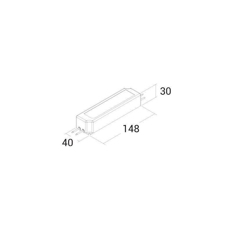 DRIVER 24V DC 35W IP67 Pan International - Cristalensi Shop Online