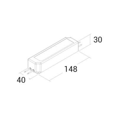 DRIVER 24V DC 35W IP67 Pan International - Cristalensi Shop Online