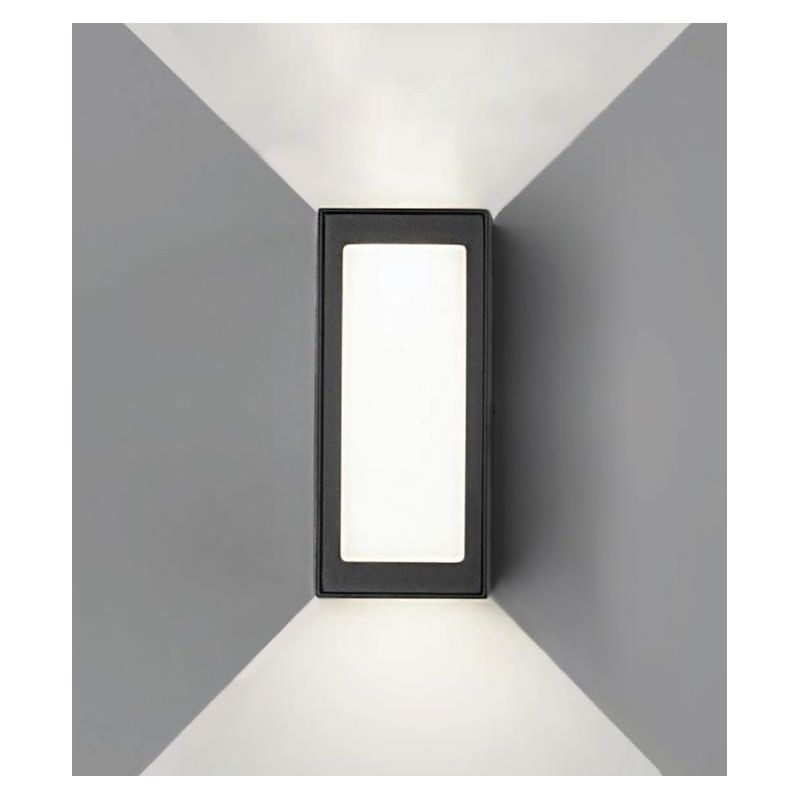 WIN LED 3X3W LAMPADA DA PARETE CON FASCIO REGOLABILE IP54 GRIGIO BIANCO O ANTRACITE Pan International - Cristalensi Shop Online