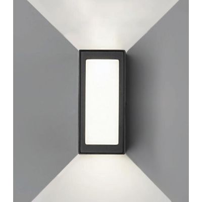 WIN LED 3X3W LAMPADA DA PARETE CON FASCIO REGOLABILE IP54 GRIGIO BIANCO O ANTRACITE Pan International - Cristalensi Shop Online