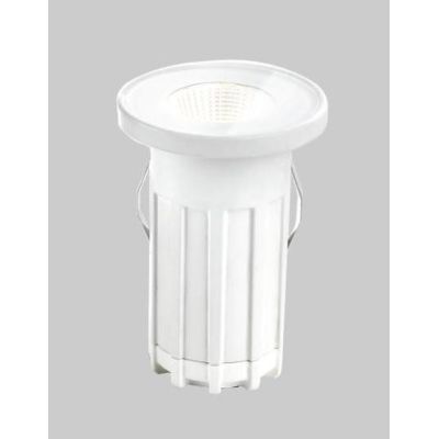 HOLE INCASSO ROTONDO DA ESTERNI IP67 CALPESTABILE BIANCO O NERO LED 6W LUCE 3000K Pan International - Cristalensi Shop Online