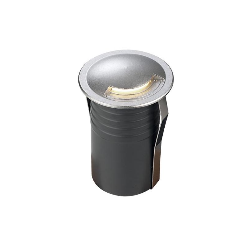 GONG SEGNAPASSO 1 TAGLIO DA ESTERNI IP67 LED 2W LUCE 4000K CALPESTABILE ALLUMINIO Pan International - Cristalensi Shop Online