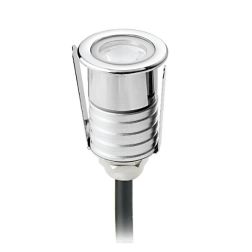 MINILED INCASSO PICCOLO ROTONDO IN ACCIAIO LED 2W LUCE 3000K-4000K OTTICA 10-20-30 Pan International - Cristalensi Shop Online