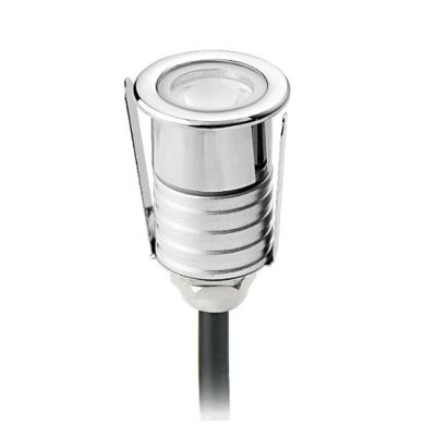 MINILED INCASSO PICCOLO ROTONDO IN ACCIAIO LED 2W LUCE 3000K-4000K OTTICA 10-20-30 Pan International - Cristalensi Shop Online