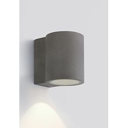 DAVON APPLIQUE DA ESTERNO A CILINDRO IP65 IN CEMENTO MONO EMISSIONE LED 6,5W 3000K-4000K Pan International - Cristalensi Shop On