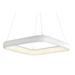 KART SOSPENSIONE QUADRATA 62,5X62,5 MODERNA LED 50W LUCE 3000K COLORE BIANCO Pan International - Cristalensi Shop Online