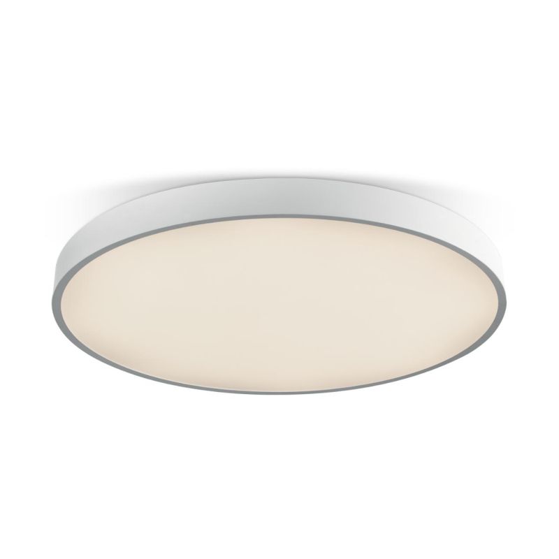 PENNY PLAFONIERA ROTONDA CON DIAMETRO 120 LED 195W LUCE 3000K BIANCA DESIGN MODERNO Pan International - Cristalensi Shop Online