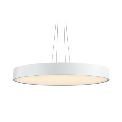 PENNY SOSPENSIONE ROTONDA DIAMETRO CM 120 MODERNA LED 195W LUCE 3000K COLORE BIANCO Pan International - Cristalensi Shop Online