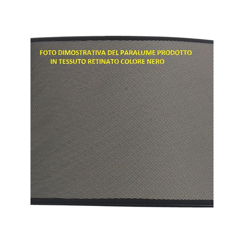 GIOVE SOSPENSIONE MODERNA DIAMETRO CM 46 CON PARALUME IN TESSUTO 3 COLORI ATTACCO E27 Pan International - Cristalensi Shop Onlin