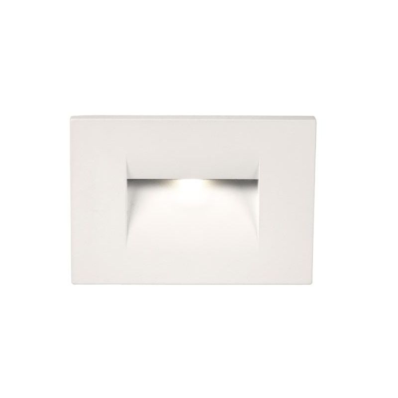 FAST SEGNAPASSO RETTANGOLARE DA INCASSO A LED 3W IP65 IN DUE COLORI X SCATOLA 503 Pan International - Cristalensi Shop Online