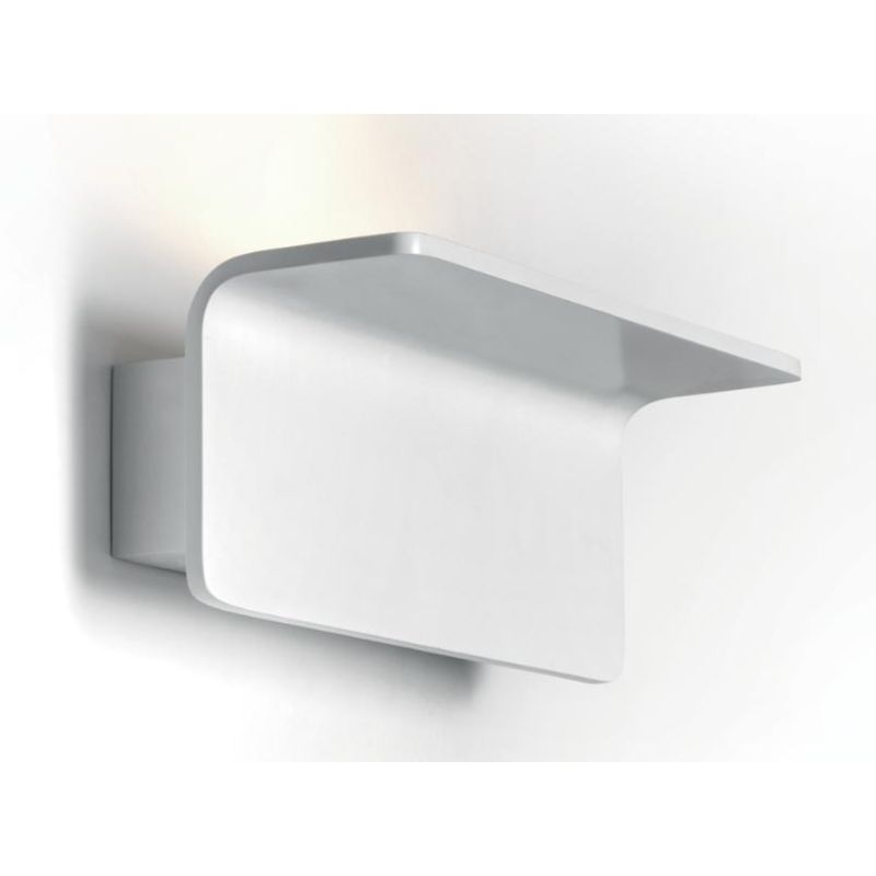 ELLE APPLIQUE IN ALLUMINIO BIANCO A LED COB 24W 2480 LUMEN 3000K LUCE INDIRETTA Pan International - Cristalensi Shop Online