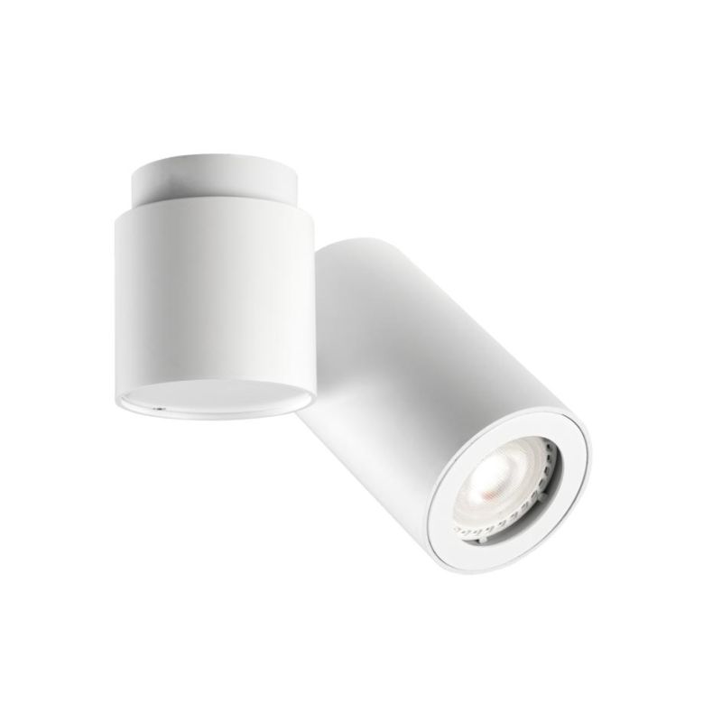 LUPIN PLAFONIERA DIREZIONABILE CON LAMPADINA LED GU10 INCLUSA SOSTITUIBILE Pan International - Cristalensi Shop Online