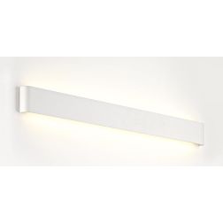 MATCH LAMPADA DA PARETE LUNGHEZZA CM 88 BIANCA LED 32W LUCE 3000K LINEARE MODERNA Pan International - Cristalensi Shop Online