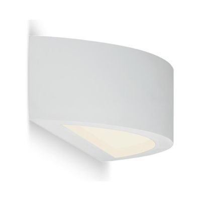 BOREALE APPLIQUE IN GESSO VERNICIABILE A LED INTEGRATO 2X6W DIAMETRO 30 CM Pan International - Cristalensi Shop Online