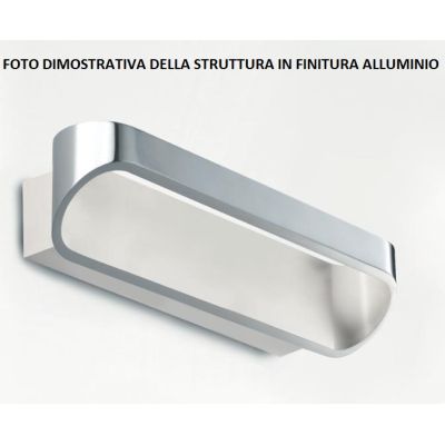 GRACE 18 CM DUE COLORI LAMPADA DA PARETE A LED 5W 3000K PAN INTERNATIONAL Pan International - Cristalensi Shop Online