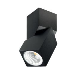 DIPPY LED 7W LAMPADA DA SOFFITTO O PARETE NERA Pan International - Cristalensi Shop Online