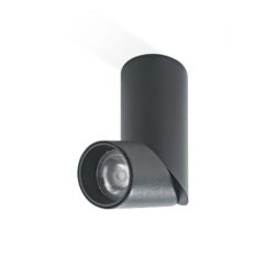 PAKO PLAFONIERA SPOT ORIENTABILE LED 4W LUCE 3000K BIANCA O NERA MODERNA Pan International - Cristalensi Shop Online 2
