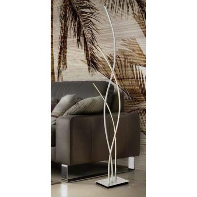 ONDA LAMPADA DA TERRA H 163 CM IN CROMO LUCIDO A LED 35W 2800 LUMEN ON/OFF MODERNA Illuminando - Cristalensi Shop Online