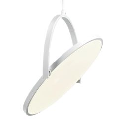 LUNAR SOSPENSIONE A LED INTEGRATO 20W DIREZIONABILE DIAMETRO 45 CM Pan International - Cristalensi Shop Online