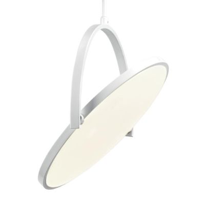 LUNAR SOSPENSIONE A LED INTEGRATO 20W DIREZIONABILE DIAMETRO 45 CM Pan International - Cristalensi Shop Online