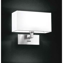 5880 APPLIQUE IN FINITURA CROMO CON PARALUME IN TESSUTO BIANCO Perenz - Cristalensi Shop Online 2