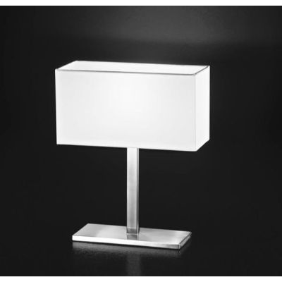 5884 LAMPADA DA TAVOLO IN CROMO SPAZZOLATO CON PARALUME Perenz - Cristalensi Shop Online