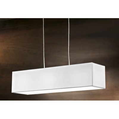 SOSPENSIONE IN CROMO SATINATO CON PARALUME TELETTA 70X18 CM MODERNO Perenz - Cristalensi Shop Online