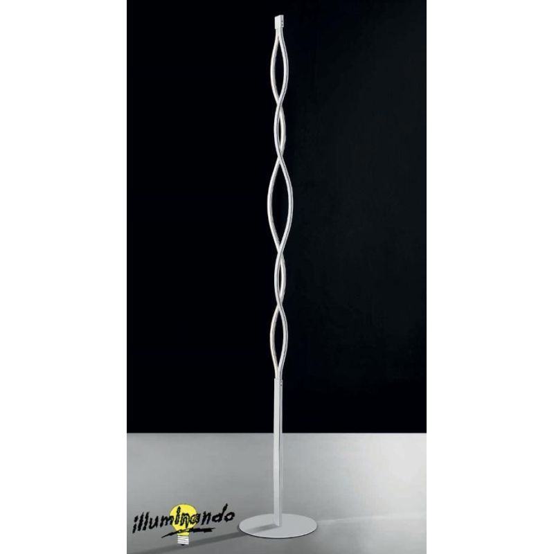 ALICE PIANTANA LAMPADA DA TERRA INTRECCIATA A LED 20W 3000K ACCENSIONE ON-OFF Illuminando - Cristalensi Shop Online