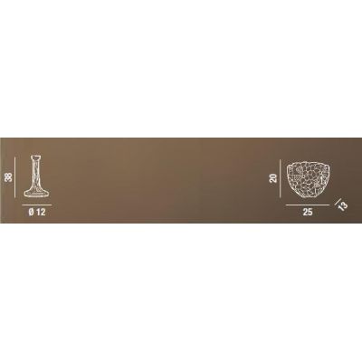 B302-T534U LAMPADA DA TAVOLO PICCOLA CON VETRO TIFFANY Perenz - Cristalensi Shop Online