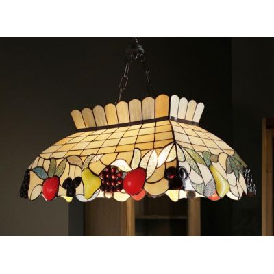 T500-S SOSPENSIONE RETTANGOLARE IN VETRO TIFFANY Perenz - Cristalensi Shop Online