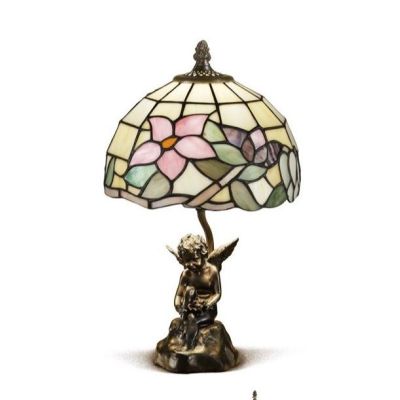 B618-T618U LAMPADA DA TAVOLO PICCOLA IN VETRO TIFFANY Perenz - Cristalensi Shop Online