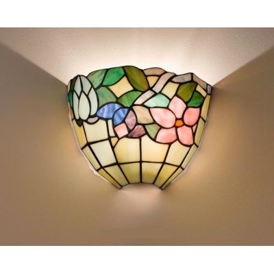 T618-A LAMPADA DA PARETE IN VETRO TIFFANY Perenz - Cristalensi Shop Online