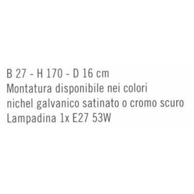 JAZZ TERRA SOFT LAMPADA DA TERRA IN METALLO DUE COLORI CON PARALUME IN PERGAMENA Illuminando - Cristalensi Shop Online