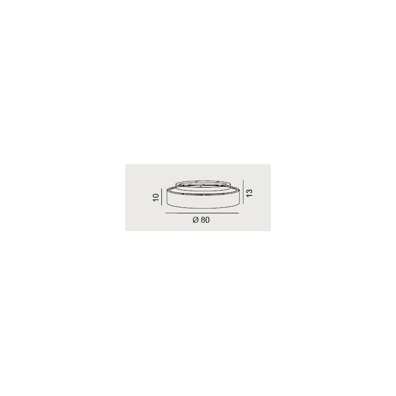 AURORA PL80 CM PLAFONIERA LED 96W 14 FINITURE DISPONIBILI MODERNA DI PROMOINGROSS PROMOINGROSS - Cristalensi Shop Online