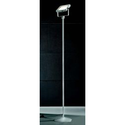 PRATICA LAMPADA DA TERRA LED 100W 8000 LUMEN IN METALLO NERO O BIANCO ECONOMICA Illuminando - Cristalensi Shop Online 2