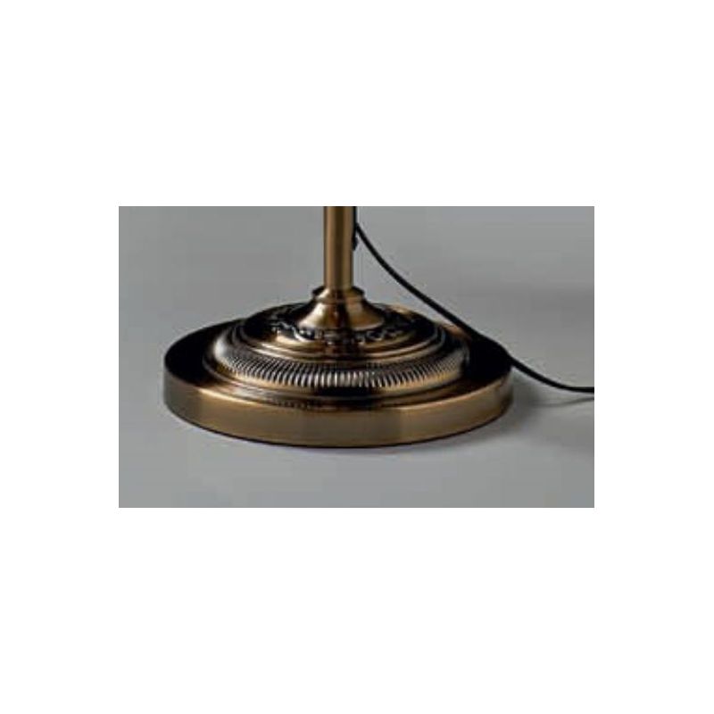 STREET LAMPADA DA TERRA IN METALLO BRUNITO CON SNODO PER INCLINAZIONE DIFFUSORE Illuminando - Cristalensi Shop Online