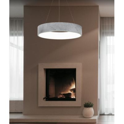 AURORA S80 SOSPENSIONE A LAMPADARIO 14 COLORI DIAMETRO 80 CM LED 96W MODERNA PROMOINGROSS - Cristalensi Shop Online