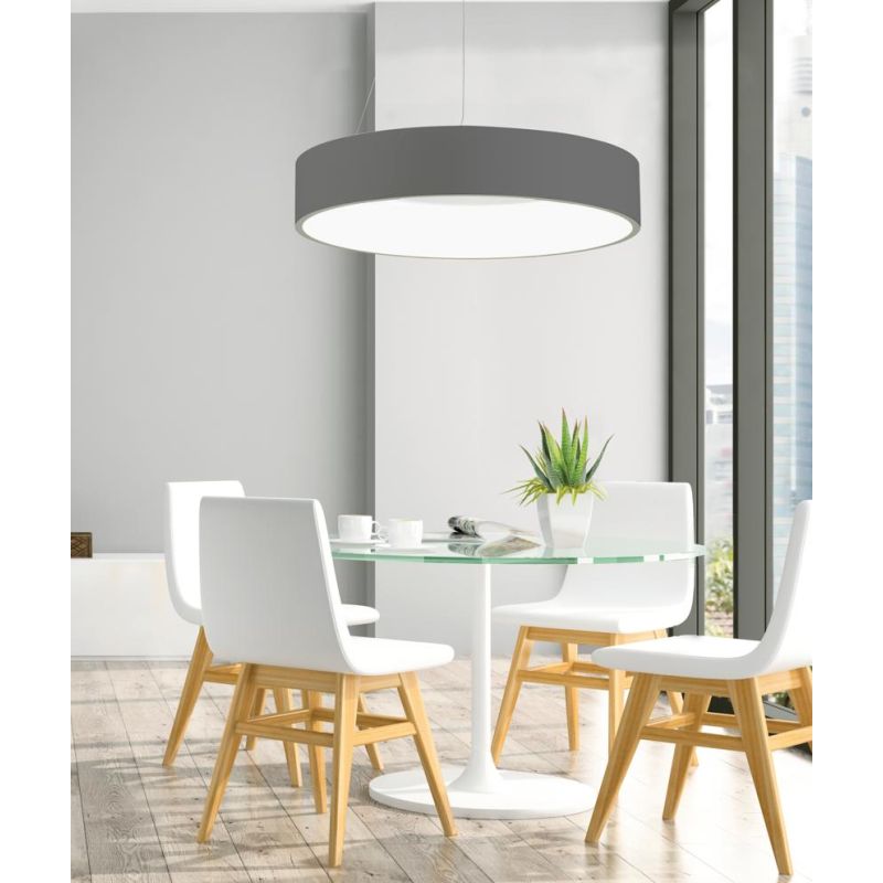 AURORA S80 SOSPENSIONE A LAMPADARIO 14 COLORI DIAMETRO 80 CM LED 96W MODERNA PROMOINGROSS - Cristalensi Shop Online