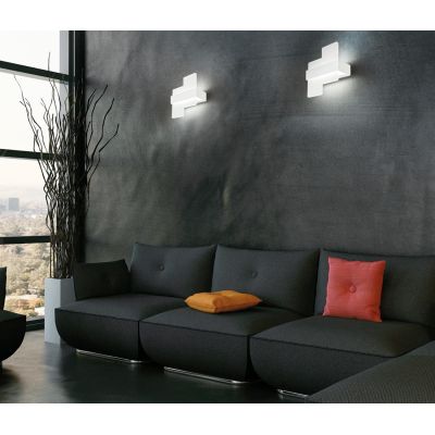 BUNNY A23 APPLIQUE IN 14 COLORI DISPONIBILI CON LUCE INDIRETTA 23W LED MODERNO PROMOINGROSS - Cristalensi Shop Online